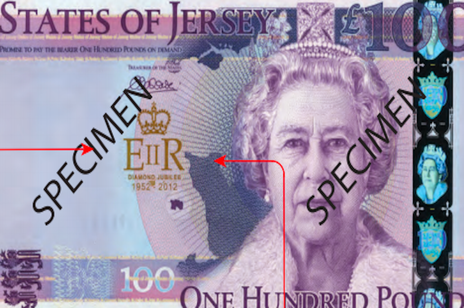Jersey £100 Diamond Jubilee note (2012)